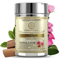 Khadi Natural Маска для лица с Сандалом и Розой 50 г