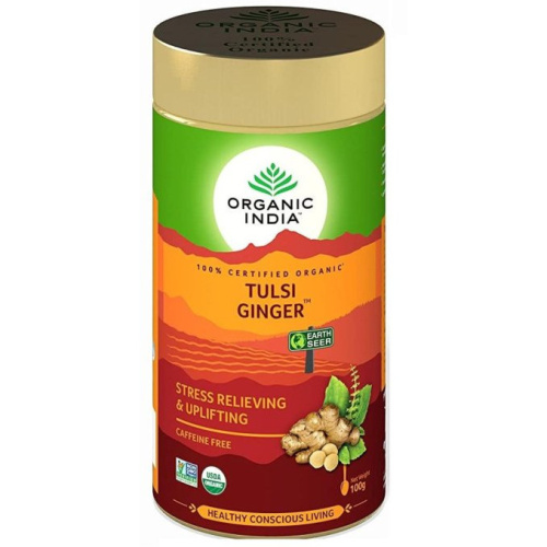 Organic India Tulsi Ginger/ Напиток на Основе Листьев Священного Базилика + Имбирь фото 4