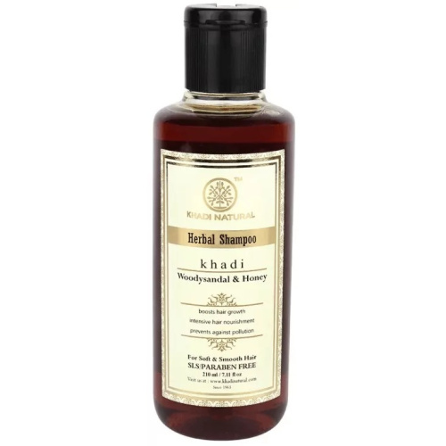 Khadi Natural Шампунь "Сандал и Мед" без СЛС 210 мл
