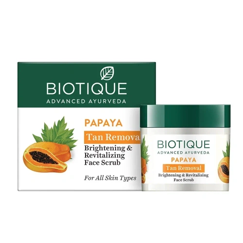 Biotique Papaya Revitalizing Tan Removal Scrub / Биотик Папайя Разглаживающий И Восстанавливающий Скраб 50 г фото 3