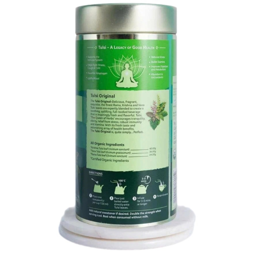 Organic India Tulsi Original / Тулси Ориджинал Напиток на Основе Листьев Священного Базилика 25 Чайные пакетики
