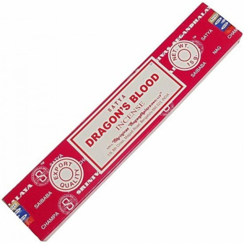 SATYA Бангалор Ароматические палочки Dragon Blood 15г*12 уп. фото 3
