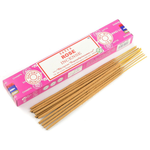 SATYA Бангалор Ароматические палочки Rose 15 г х 12 уп. фото 2
