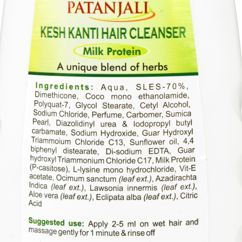 Patanjali Kesh Молочный Протеин Шампунь для Волос 200 мл фото 4