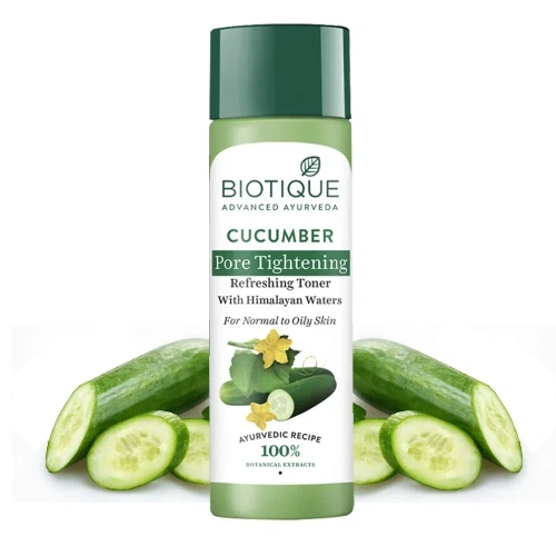 Biotique Cucumber Pore Tightening Toner / Биотик Огуречный Тоник Сужающий Поры 120 мл фото 3