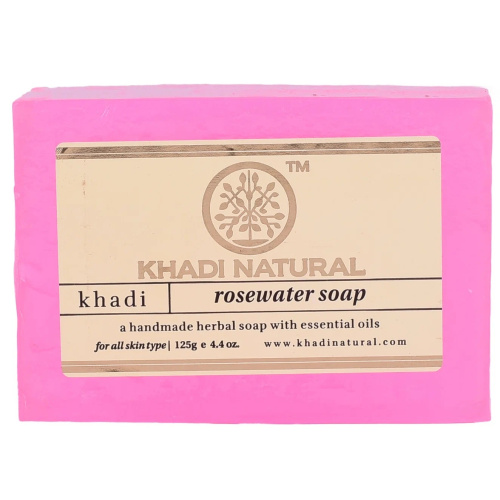 Khadi Natural Мыло "Розовая Вода" 125 г фото 4