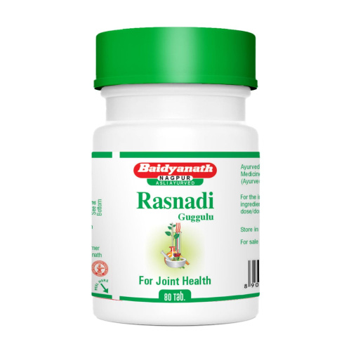 Baidyanath Ayurveda Rasnadi Guggulu / Байдианат Раснади Гуггул 80 таб.