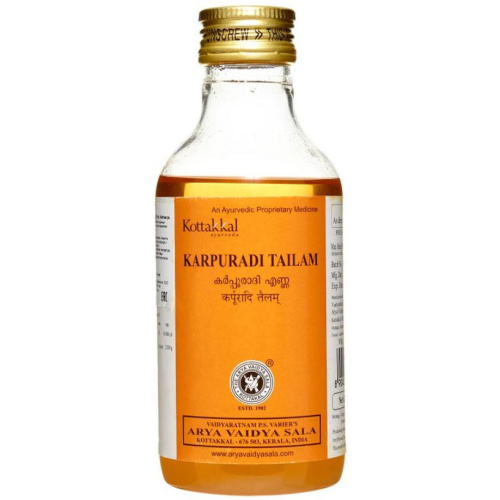 Kottakal Ayurveda Карпуради Тайлам 200 мл фото 5