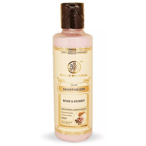 Khadi Natural Увлажняющее Лосьон Роза и Мед 210 мл