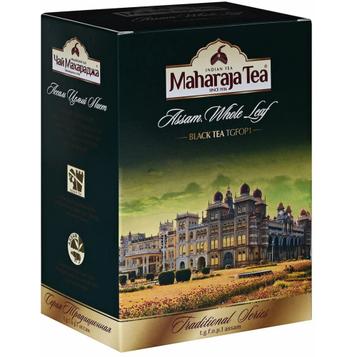 Maharaja Tea Assam Whole Leaf / Чай Ассам Цельнолистовой 100 г фото 4