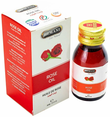 Hemani Rose Oil / Масло Розы 30 мл фото 3