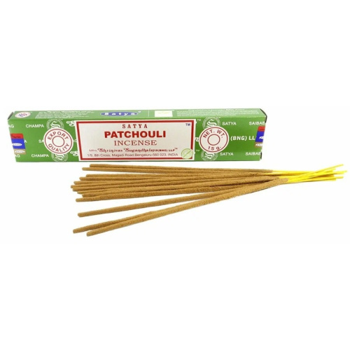 SATYA Бангалор Ароматические палочки Patchouli 15г*12 уп. фото 3