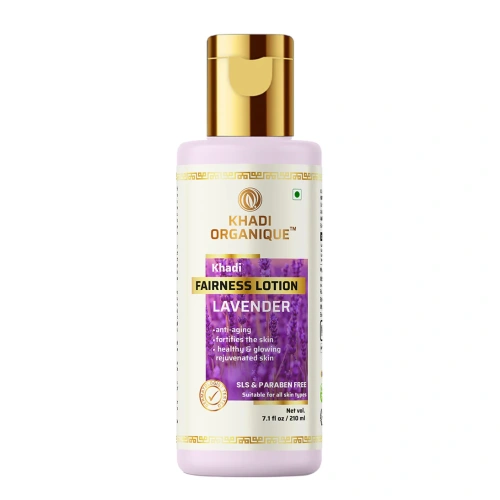 Khadi Natural Levender Fairness Lotion SLS & Paraben Free /Кхади Увлажняющий лосьон Лаванда без СЛС