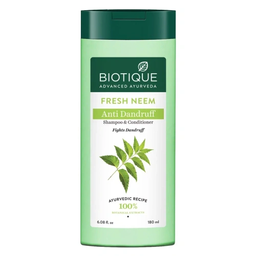 Biotique Fresh Neem Anti Dandruff Shampoo & Conditioner / Биотик Ним Шампунь И Кондиционер Против Перхоти 180 мл