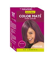 Color Mate Краска Для Волос, Цвет Красное Дерево Тон 9.5, Без Аммиака (5 шт. х 15 г)