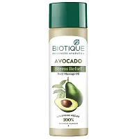 Biotique Avocado Stress Relief Body Massage Oil / Биотик расслабляющее Масло С Авокадо 200 мл