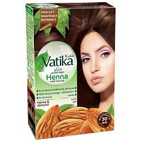 Dabur Vatika Naturals Henna Hair Colours - Brown / Краска для Волос на Основе Натуральной Хны (Коричневый) 60 г