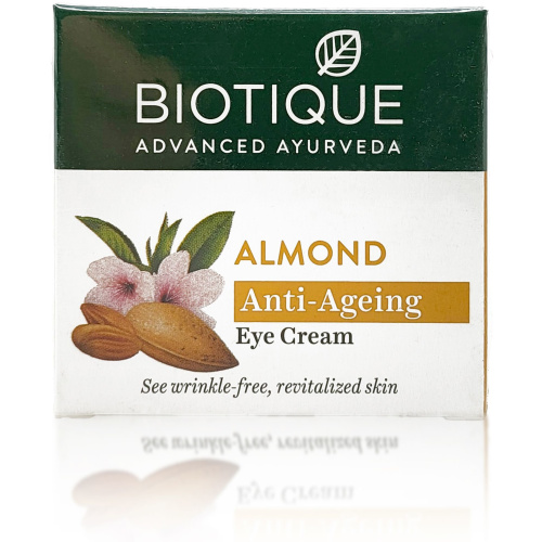 Biotique Almond Anti-Ageing Eye Cream / Биотик Миндаль Антивозрастной Крем Для Кожи Вокруг Глаз 15 г