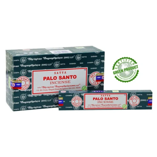 SATYA Бангалор Ароматические палочки Palo Santo 15 г х 12 уп.