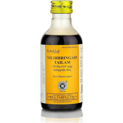 Kottakal Ayurveda Нилибрингади Тайлам 200 мл фото 5