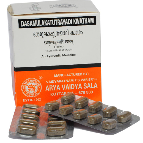 Arya Vaidya Sala Dasamulakatutrayadi Kwatham / Дашамулакатутраяди Кватхам 100 таб. фото 4