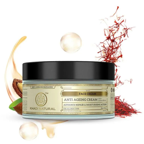 Khadi Natural Антивозрастной травяной крем 50 г фото 2