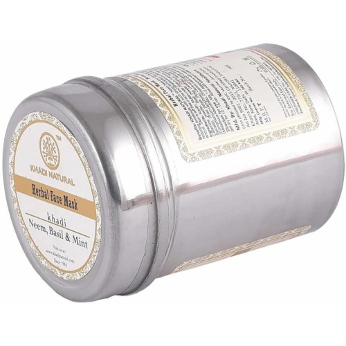 Khadi Natural Маска для лица Ним, Базилик, Мята 50 г фото 3