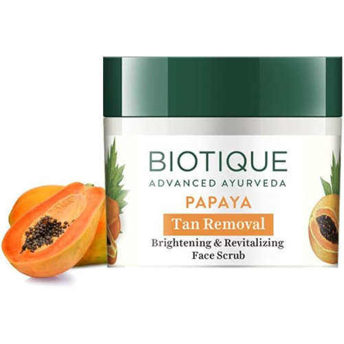 Biotique Papaya Revitalizing Tan Removal Scrub / Биотик Папайя Разглаживающий И Восстанавливающий Скраб 50 г