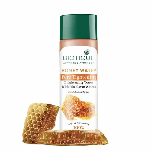 Biotique Honey Water Lightening Freshener With Himalayan Waters / Биотик Мед Тонизирующий тоник для лица с гималайской водой 120 мл фото 3