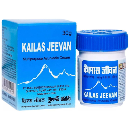 Kailas Jeevan Multipurpose Ayurvedic Cream / Универсальный Крем для Всего Тела 30 г