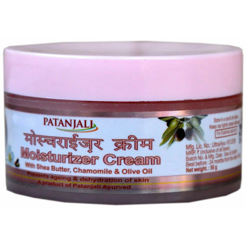 Patanjali Увлажняющий Крем с Маслом Ши, Ромашкой и Оливковым Маслом 50 г