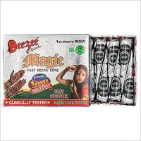 Deezee Magic Fast Хна в конусе (12 конусов в упаковке), черный цвет