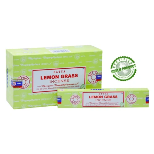 SATYA Бангалор Ароматические палочки Lemongrass 15 г х 12 уп.