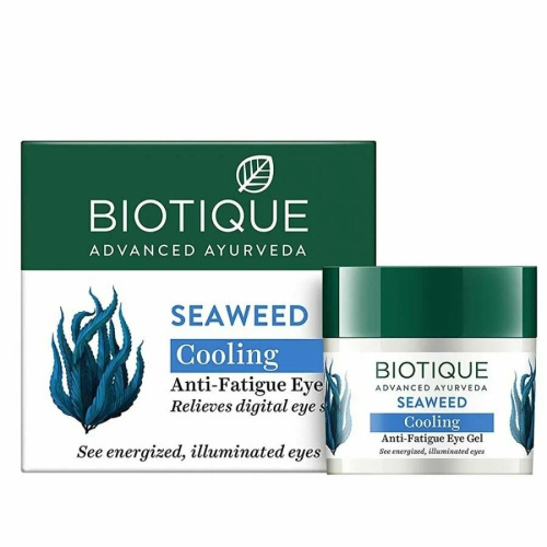 Biotique Seaweed Cooling Anti-Fatigue Eye Gel / Биотик Водоросли Гель Против Усталости Для Кожи Вокруг Глаз 15 г фото 3