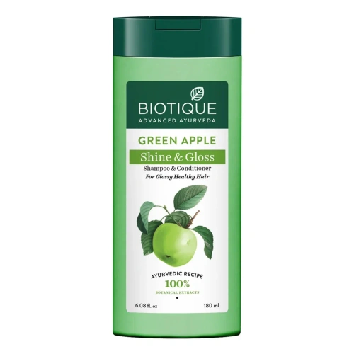 Biotique Green Apple Shampoo & Conditioner / Биотик шампунь и Кондиционер Зеленое Яблоко 180 мл