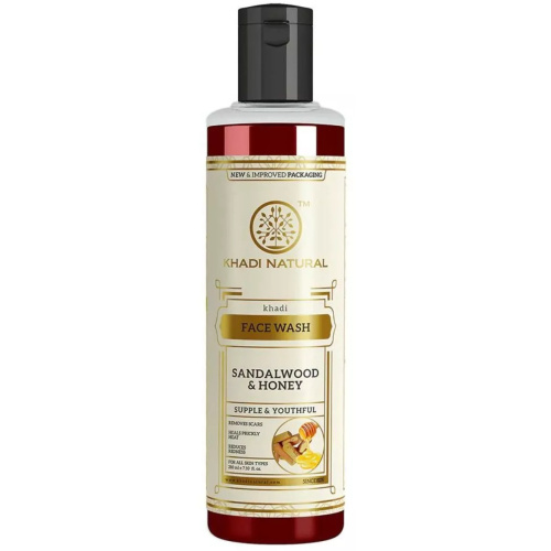 Khadi Natural Гель для душа "Сандал и Мед" 210 мл фото 3