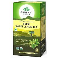 Organic India Tulsi Sweet Lemon Tea / Органик Индия чай из Тулси и лимоном 25 Чайные пакетики