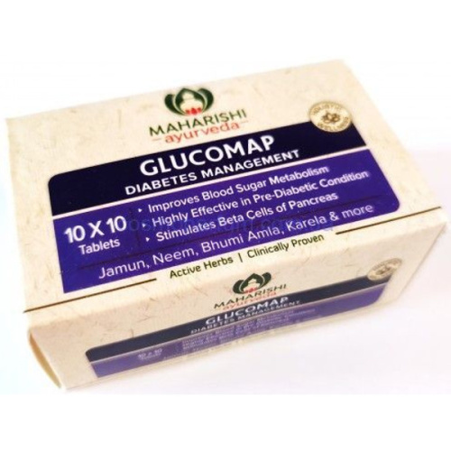 Maharishi Ayurveda Glucomap Tab / Махариши Глюкомап 100 таб. фото 4