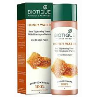 Biotique Honey Water Lightening Freshener With Himalayan Waters / Биотик Мед Тонизирующий тоник для лица с гималайской водой 120 мл