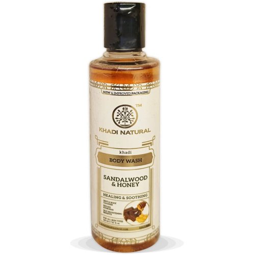 Khadi Natural Гель для душа "Сандал и Мед" 210 мл
