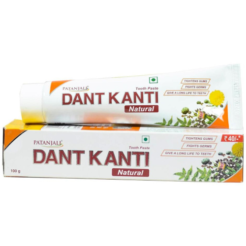 PATANJALI Dant Kanti ToothPaste / Дант Канти Аюрведическая Зубная Паста 100 г фото 5