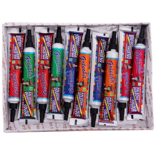 Golecha Набор цветной хны в трубе Golecha (10 в упаковке). Разноцветный фото 3