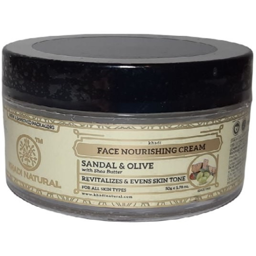 Khadi Natural Питательный крем “Сандал, Олива и Масло Ши” 50 г